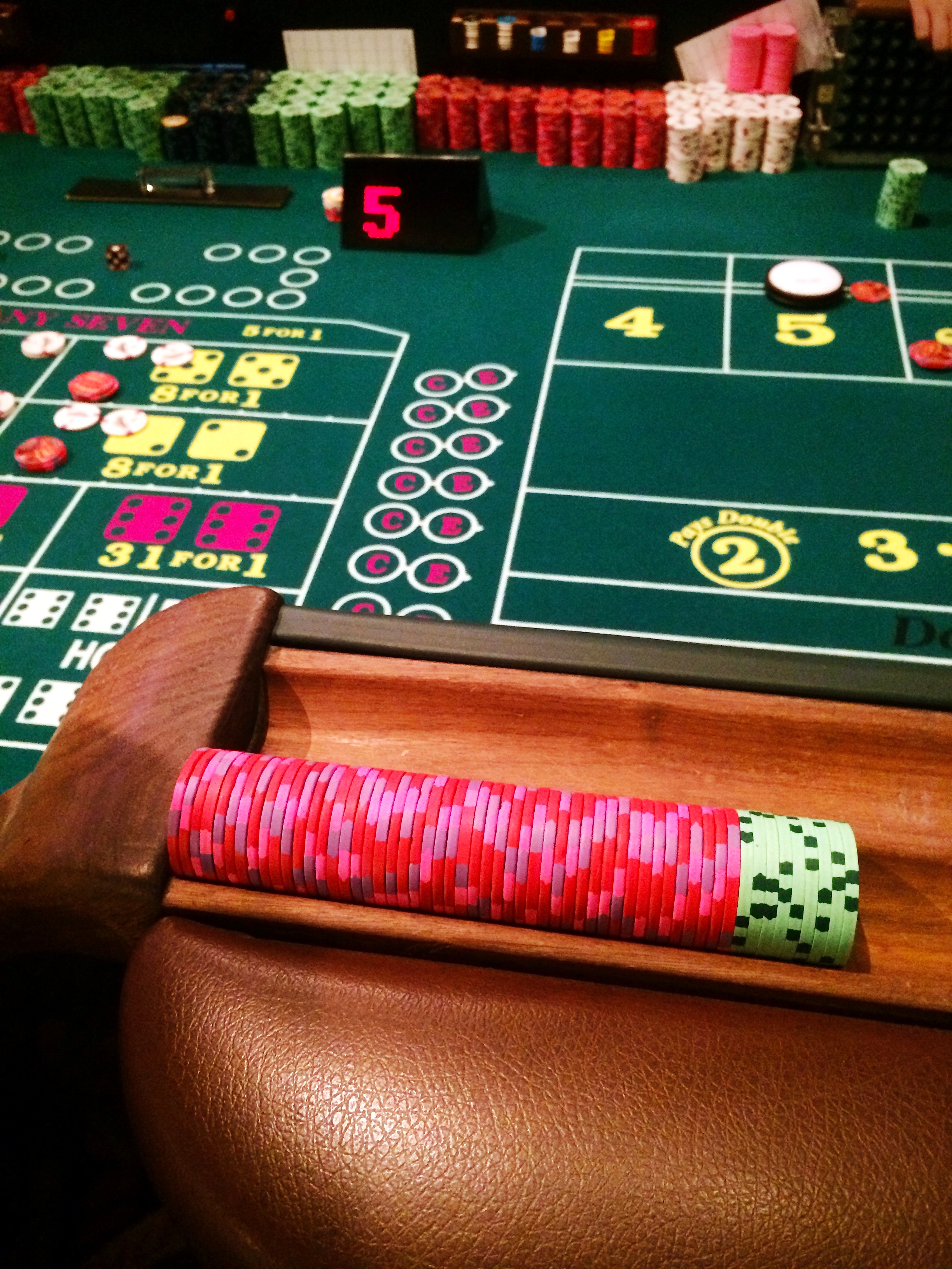 Best Bet On Craps Table